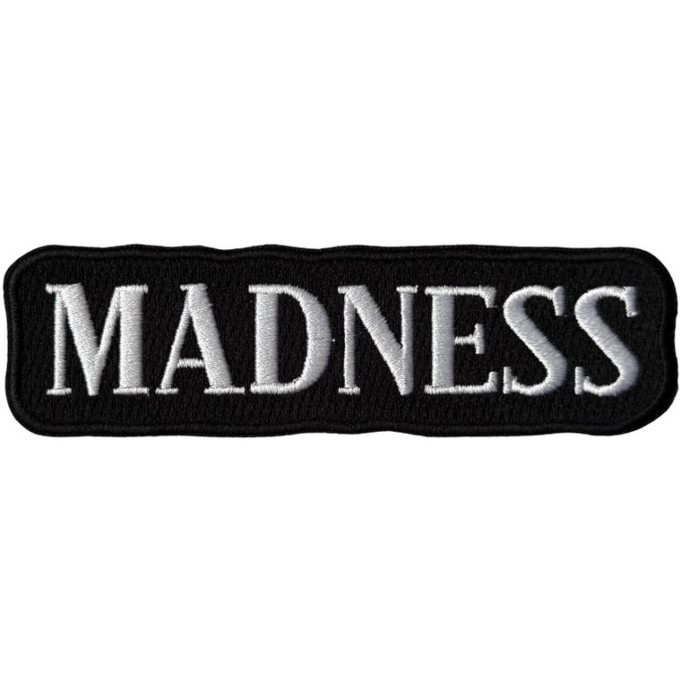 Madness Woven Patch: Text Logo
