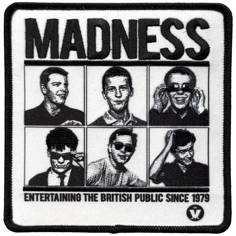 Madness Printed Patch: Entertaining Since 1979