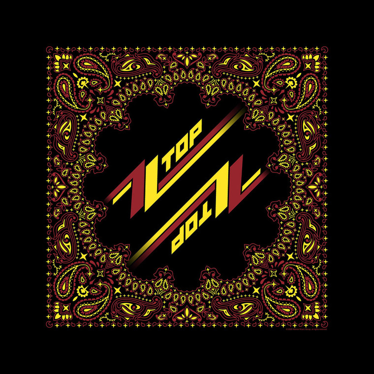 ZZ Top Unisex Bandana: Logo (Black)