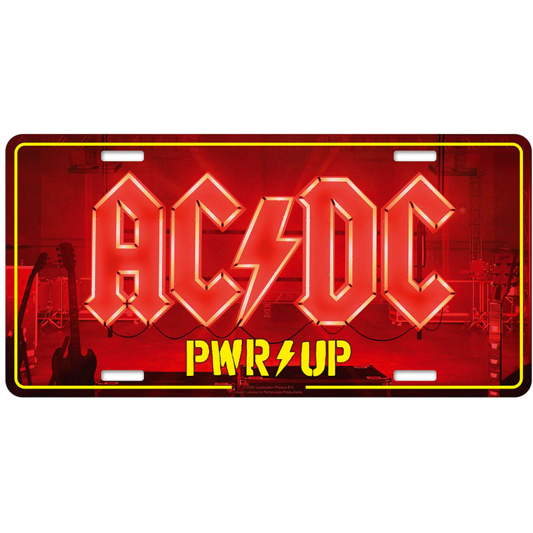 AC/DC Number Plate: Pwr Up