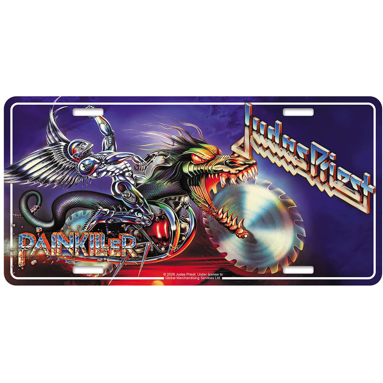 Judas Priest Number Plate: Painkiller
