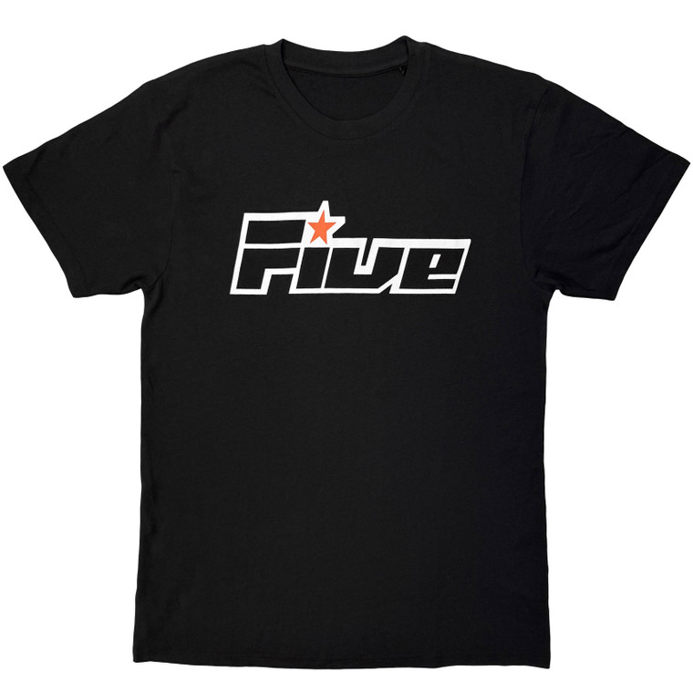 Five Unisex T-Shirt: Logo Mono (Black)