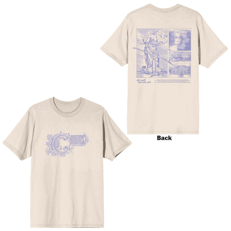 Chiodos Unisex T-Shirt: AWTEW Album Art (Natural) (Back Print)