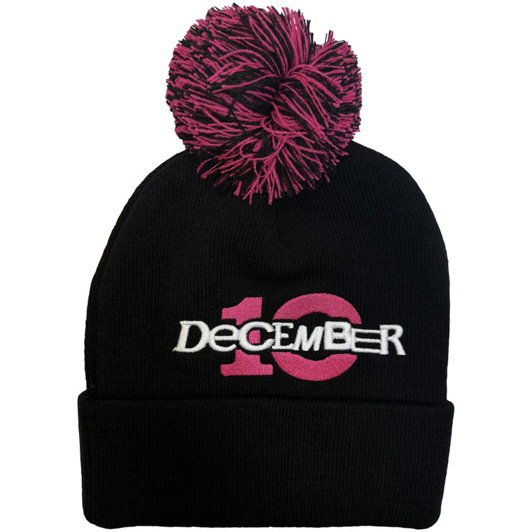 December 10 Bobble Beanie Hat: Logo