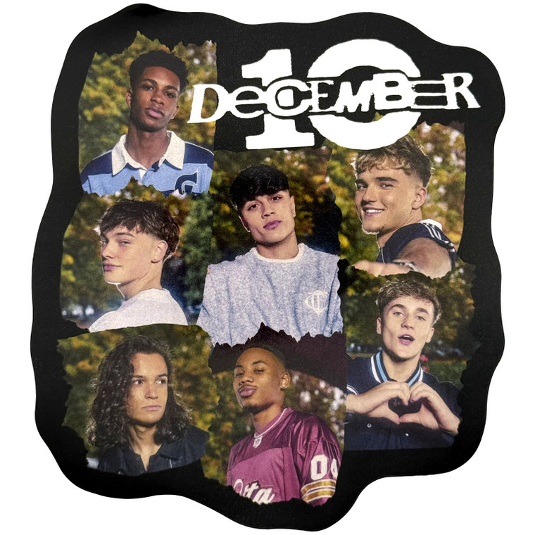 December 10 Sticker: Ripped Frame