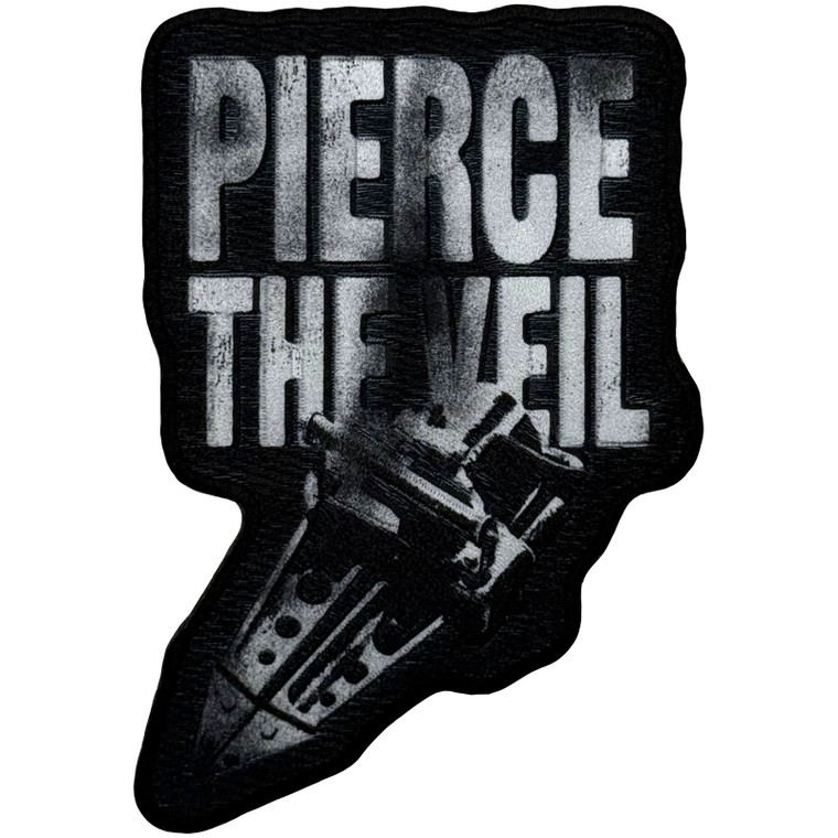 Pierce The Veil Woven Patch: Large Text
