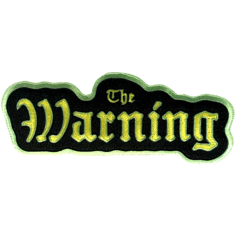 The Warning Woven Patch: Logo
