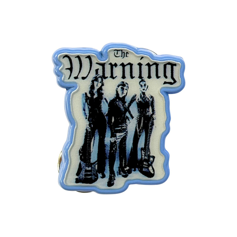 The Warning Pin Badge: Blue Blur