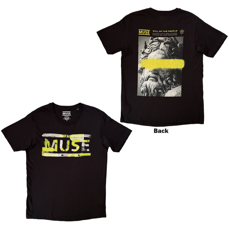 Muse Unisex T-Shirt: Will Of The People (Black)