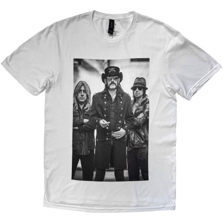 Motorhead Unisex T-Shirt: Group Icon (White)