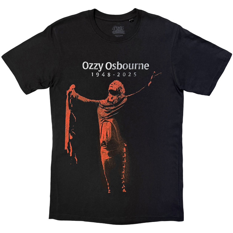 Ozzy Osbourne Unisex T-Shirt: Tribute (Black)