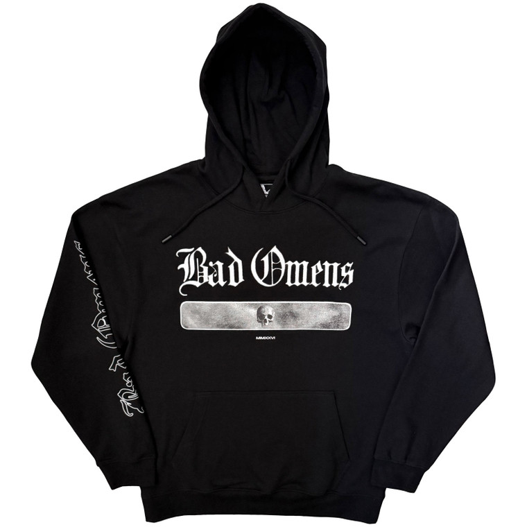 Bad Omens Unisex Pullover Hoodie: Skull (Black)