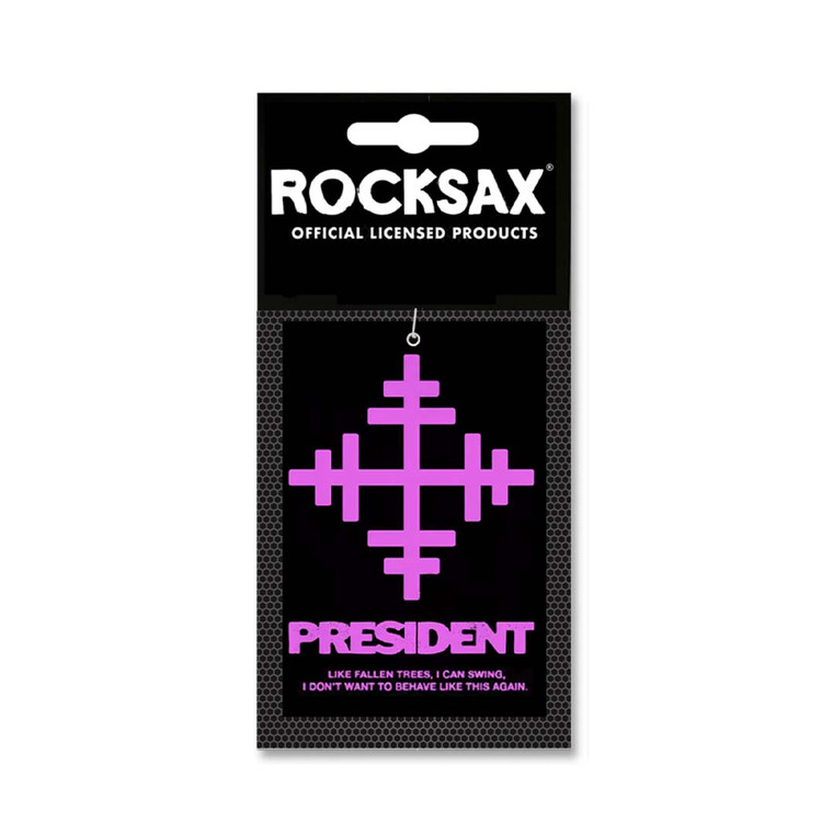 President Air Freshener: Lyric Key (Black)