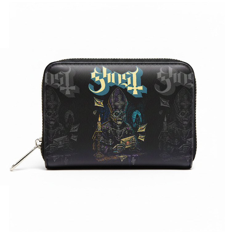 Ghost Zip Top Purse: Tall Man (Black)