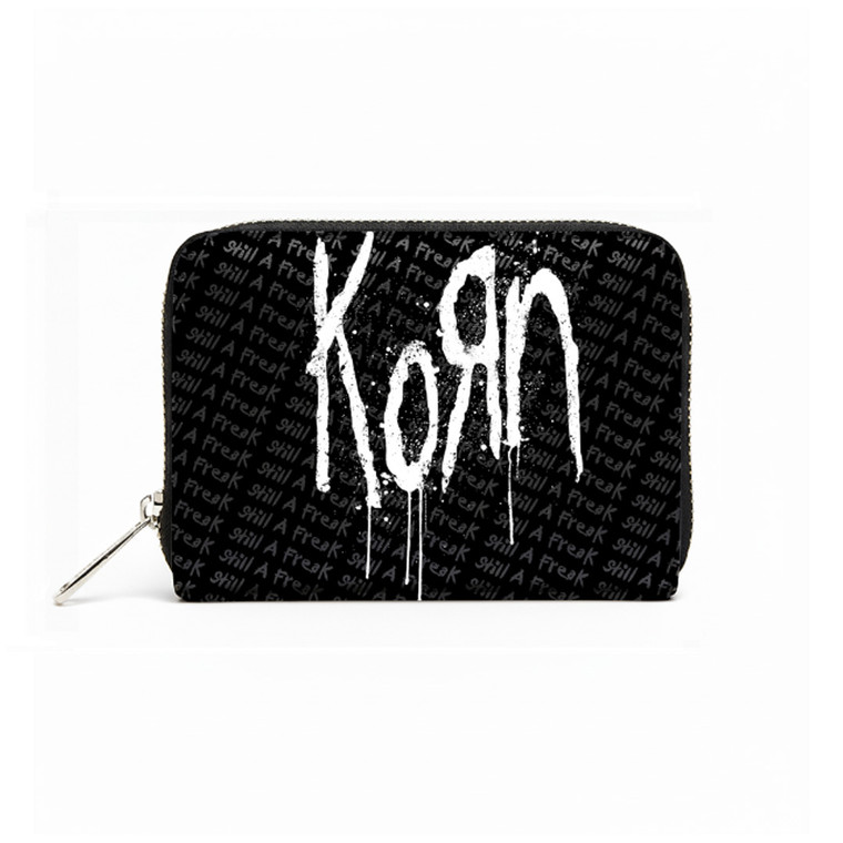 Korn Zip Top Purse: Freak (Black)