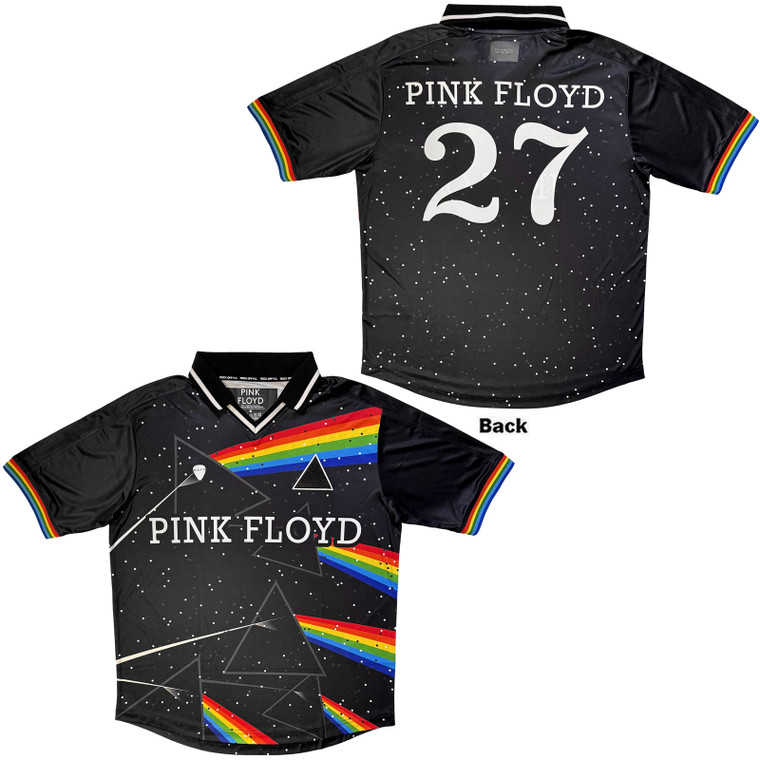 Pink Floyd Unisex Sports Jersey: DSOTM '27 (Black)