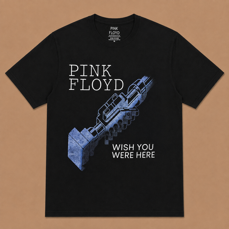Pink Floyd Unisex T-Shirt: WYWH Robot Hands (Black)