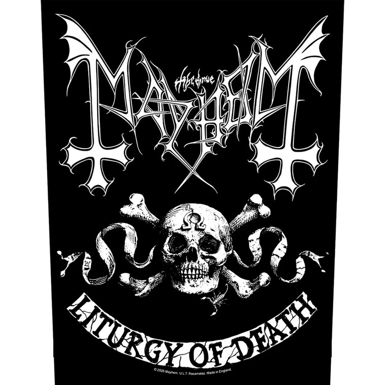 Mayhem Back Patch: Skull Omega