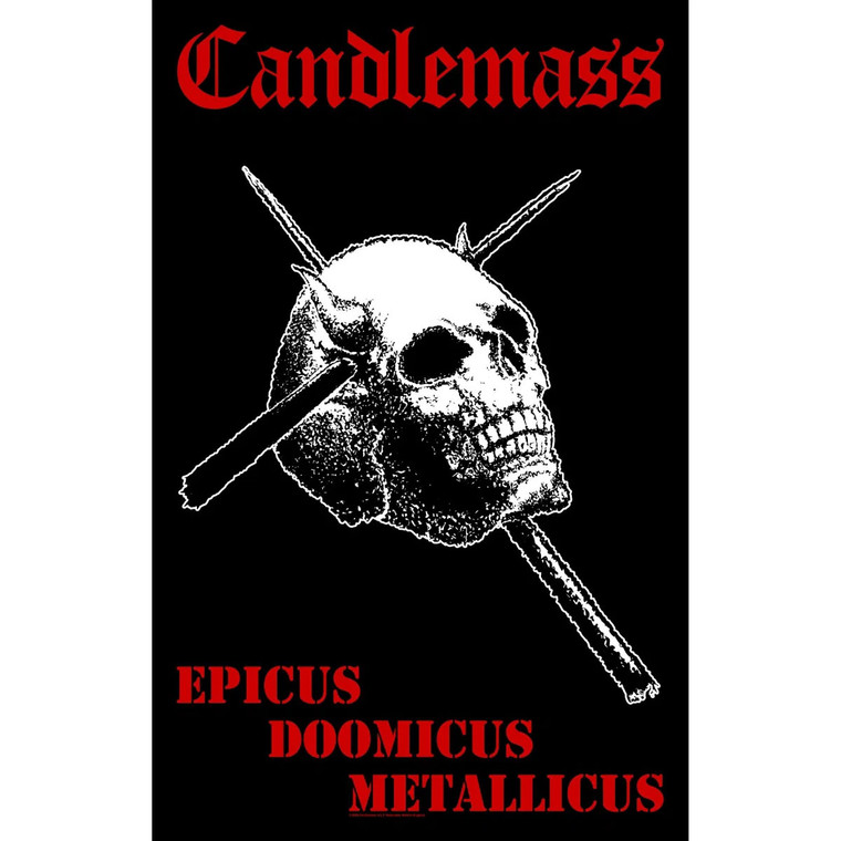 Candlemass Textile Poster: Epicus Doomicus Metallicus