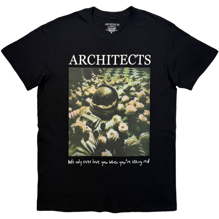 Architects Unisex T-Shirt: Astronaut Roses (Black) 