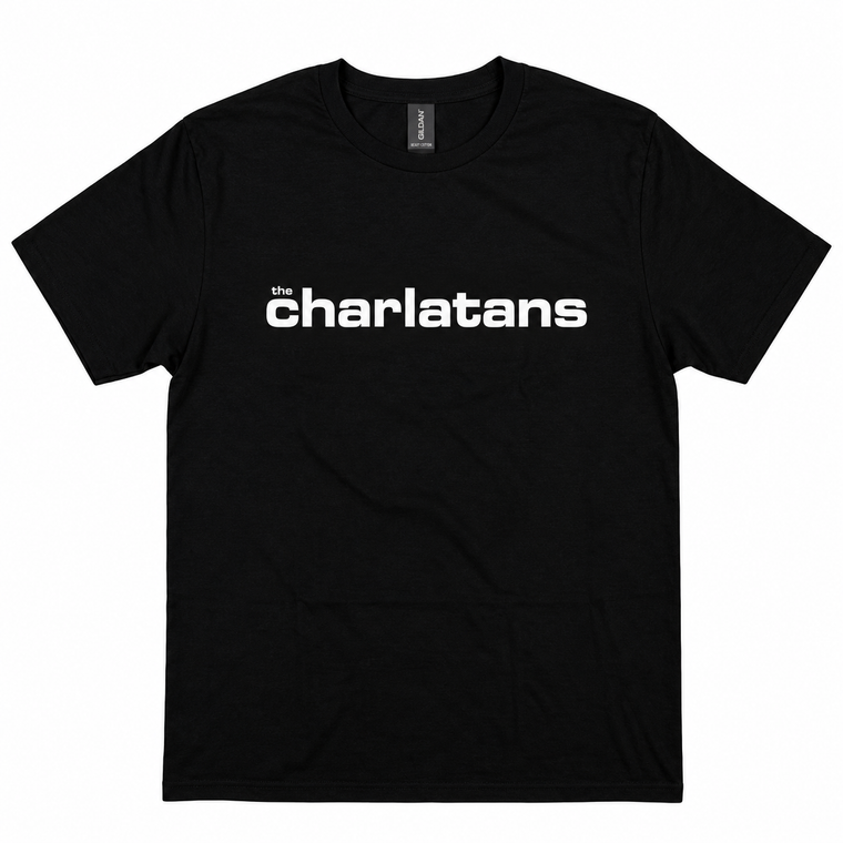The Charlatans Unisex T-Shirt: Classic Logo (Black)