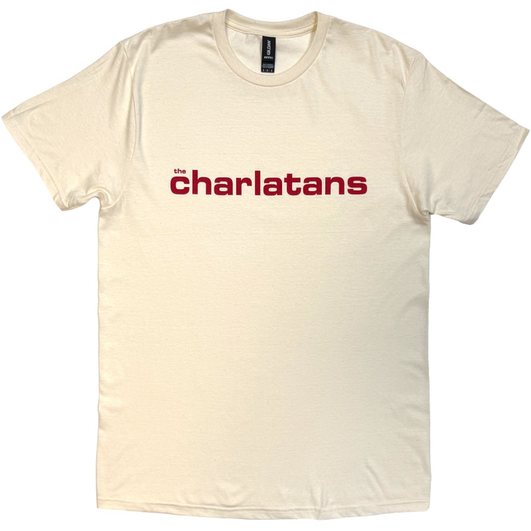 The Charlatans Unisex T-Shirt: Classic Logo (Natural)