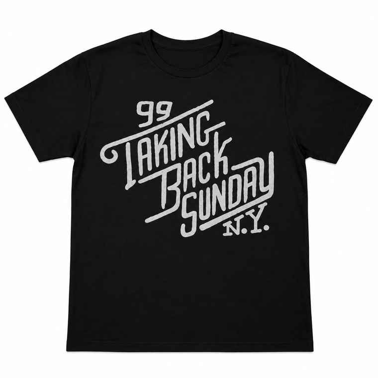 Taking Back Sunday Unisex T-Shirt: Script Logo (Black)