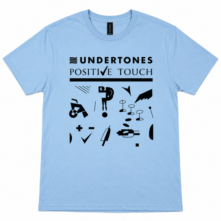 The Undertones Unisex T-Shirt: Positive Touch (Light Blue)
