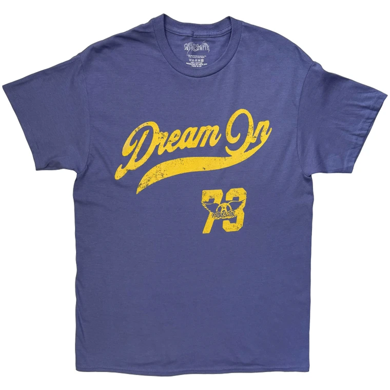 Aerosmith Unisex T-Shirt: Dream On (Blue)