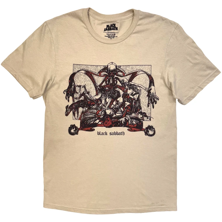 Black Sabbath Unisex T-Shirt: Bloody Sabbath (Sand)