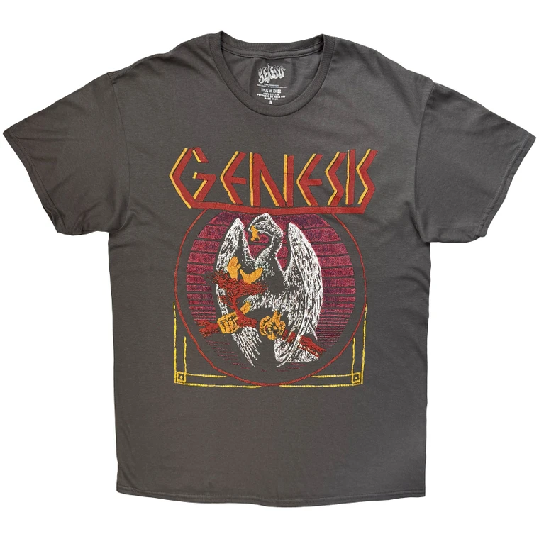 Genesis Unisex T-Shirt: Vintage Bird (Charcoal)