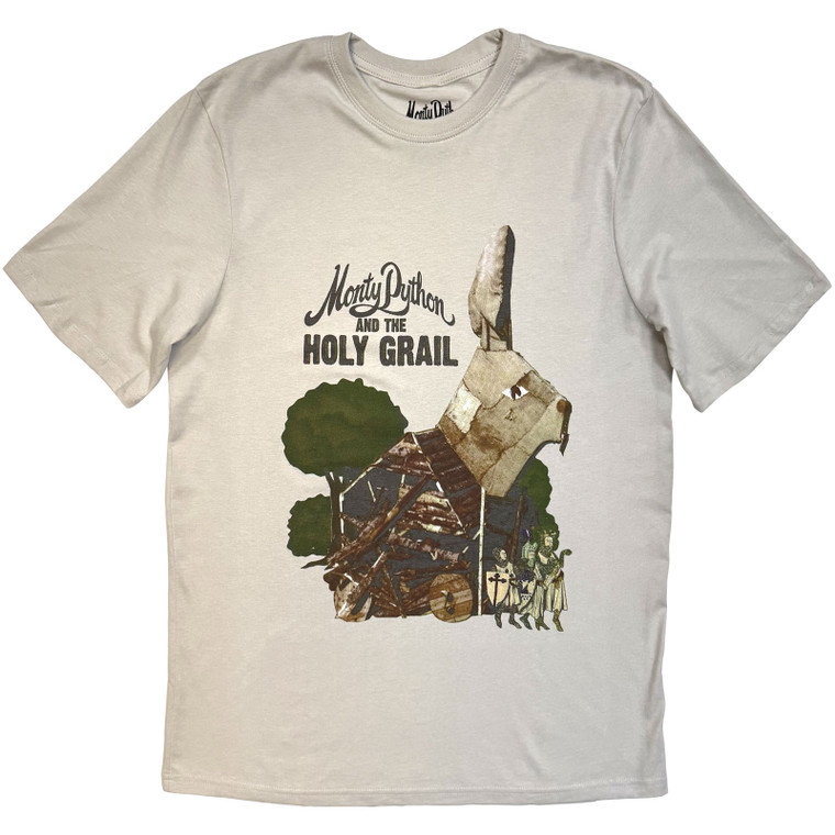 Monty Python Unisex T-Shirt: Trojan Rabbit (Grey)