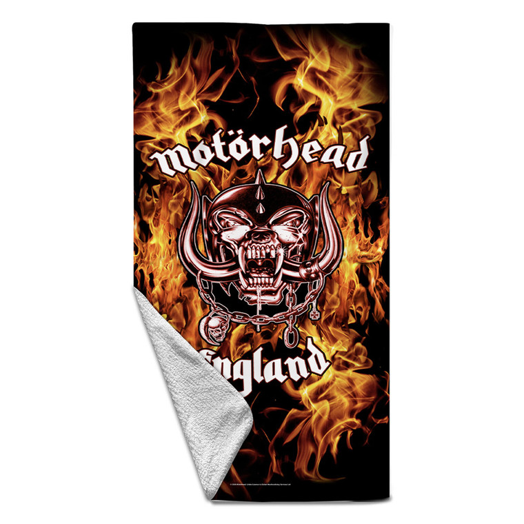 Motorhead  Beach Towel: England Fire (Multicolour)   