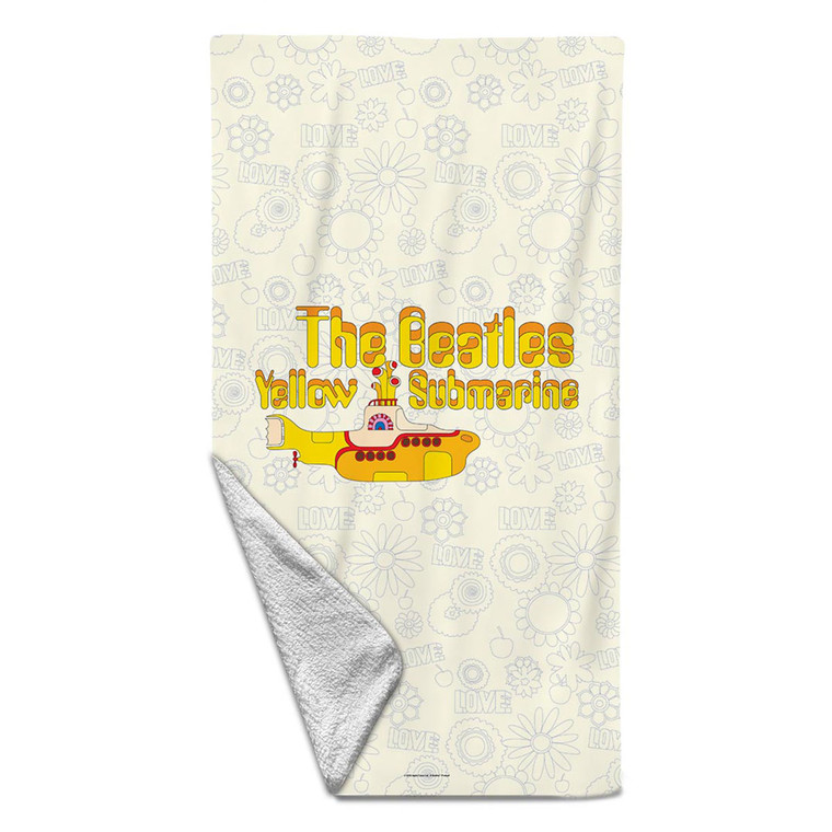 The Beatles  Beach Towel: Yellow Submarine Love (Multicolour)   