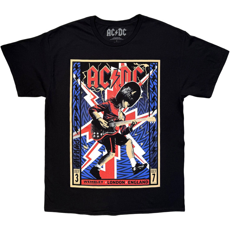 AC/DC Unisex T-Shirt: London (Black) 