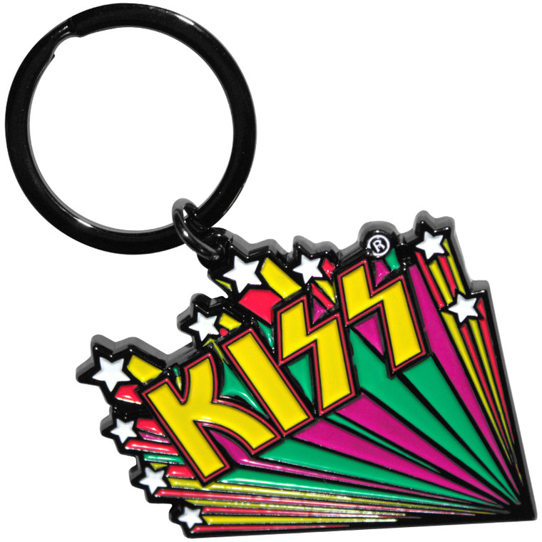 KISS Keychain: Star Banner Logo