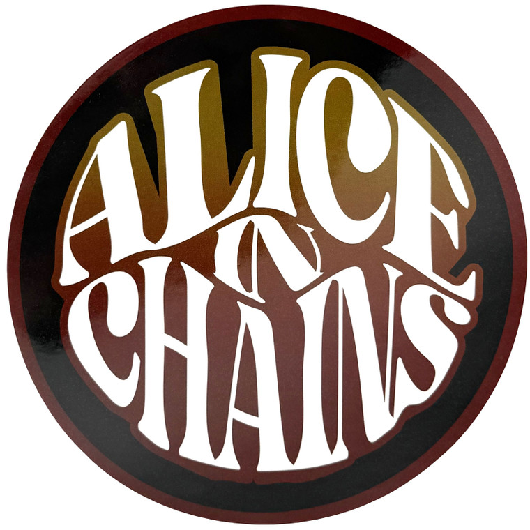 Alice In Chains Sticker: Gradient Logo