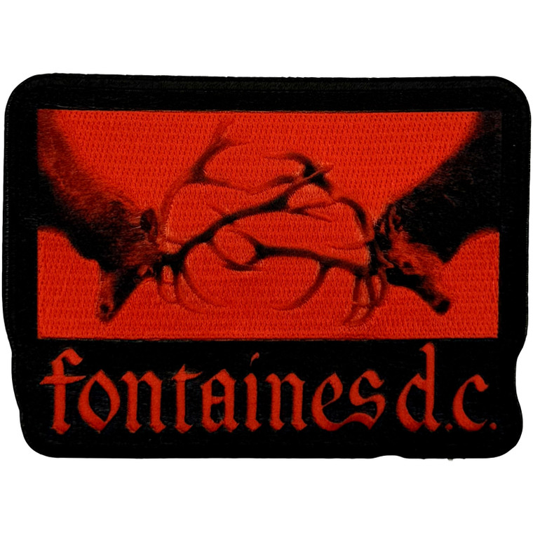 Fontaines D.C. Woven Patch: Clashing Stags