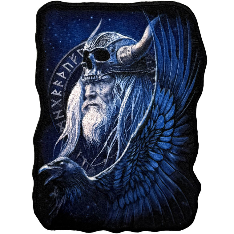 Spiral Woven Patch: Odin's Warrior