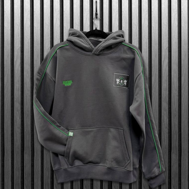 System Of A Down Unisex Pullover Hoodie: Warsaw Event Tour '26 (Grey) (Back Print)