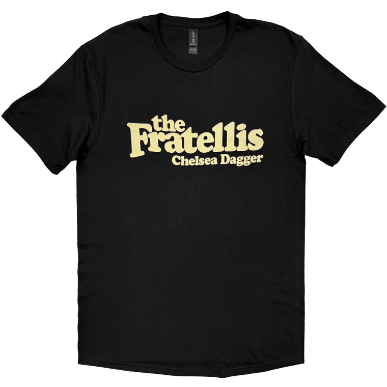 The Fratellis Unisex T-Shirt: Chelsea Dagger Logo (Black)