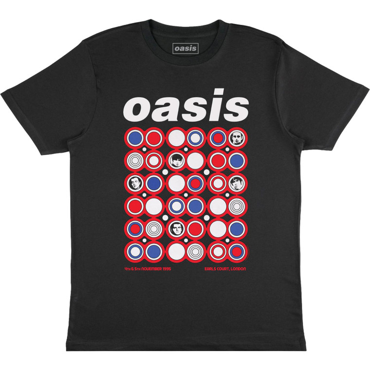 Oasis Unisex T-Shirt: Earl's Court (Black)