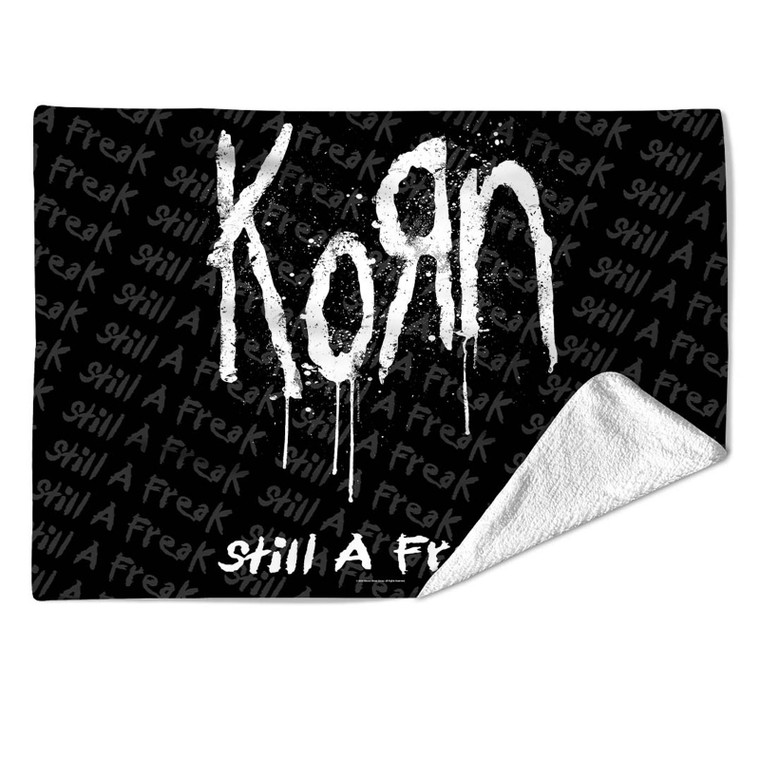Korn_Still A Freak Large Sherpa Fleece_Blanket
