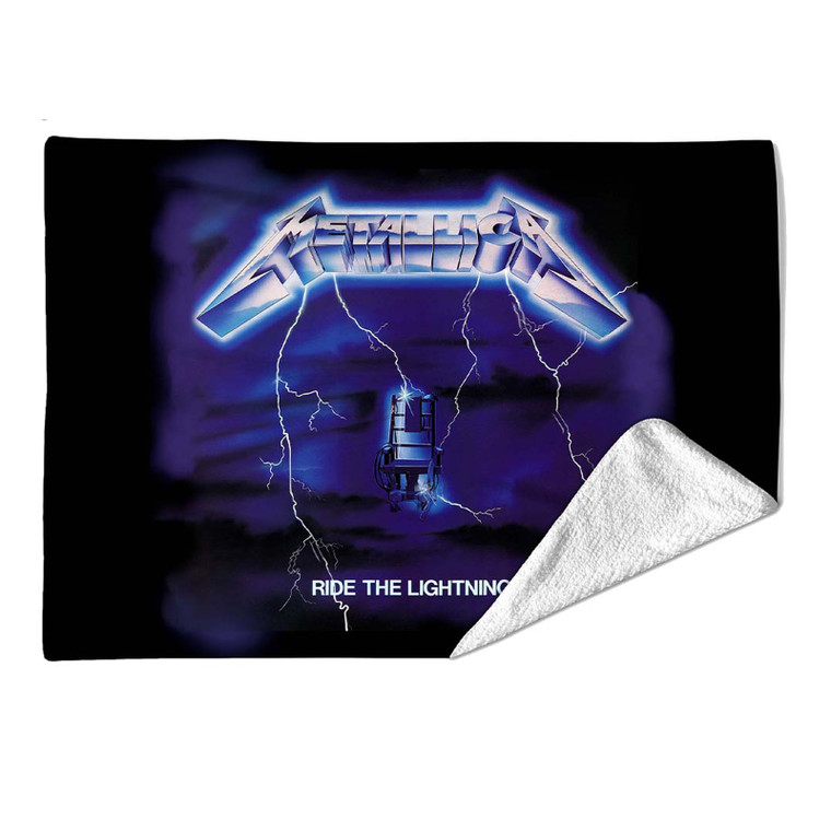Metallica_Ride The Lightning Large Sherpa Fleece_Blanket