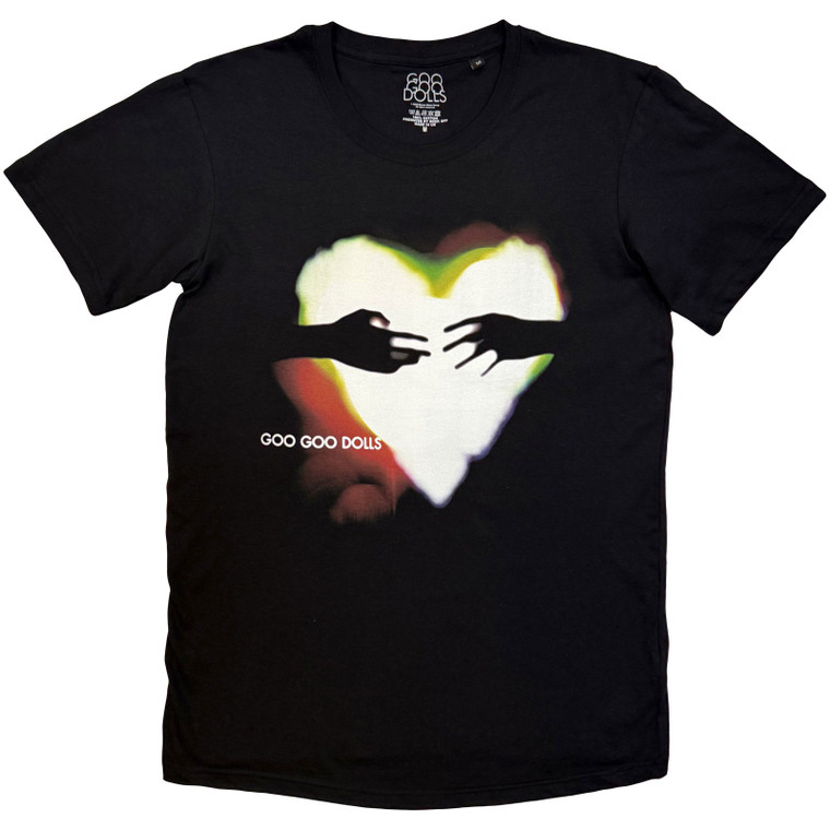 The Goo Goo Dolls Unisex T-Shirt: Hand & Heart (Black)