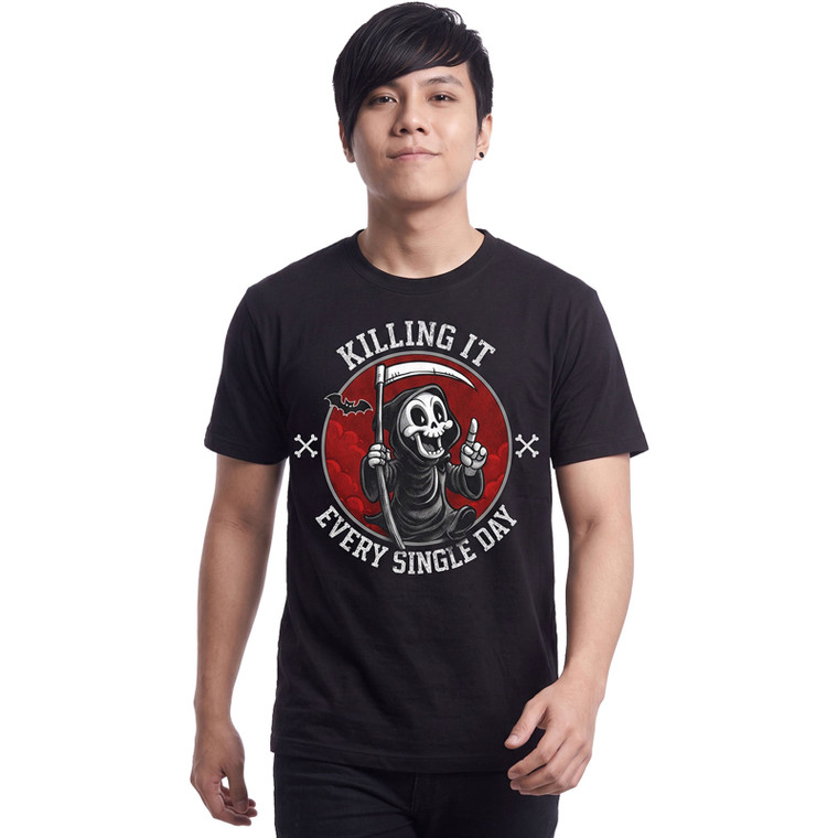 Spiral Unisex T-Shirt: Killing It (Black)