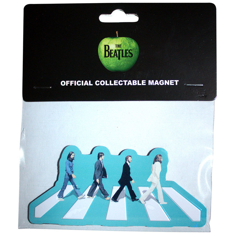 The Beatles Fridge Magnet: Abbey Road Crossing Embossed
