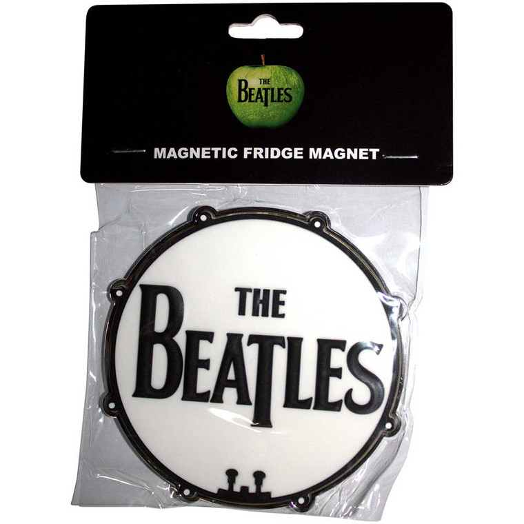 The Beatles Fridge Magnet: Drum Logo