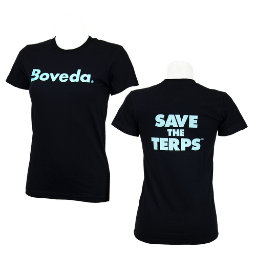 Women's Boveda Save The Terps T-Shirt-BOV0035C-BK