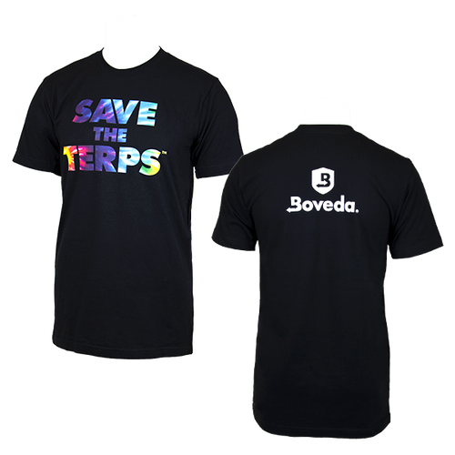 Men's Tie Dye Terps T-Shirt-BOV0038C-BK